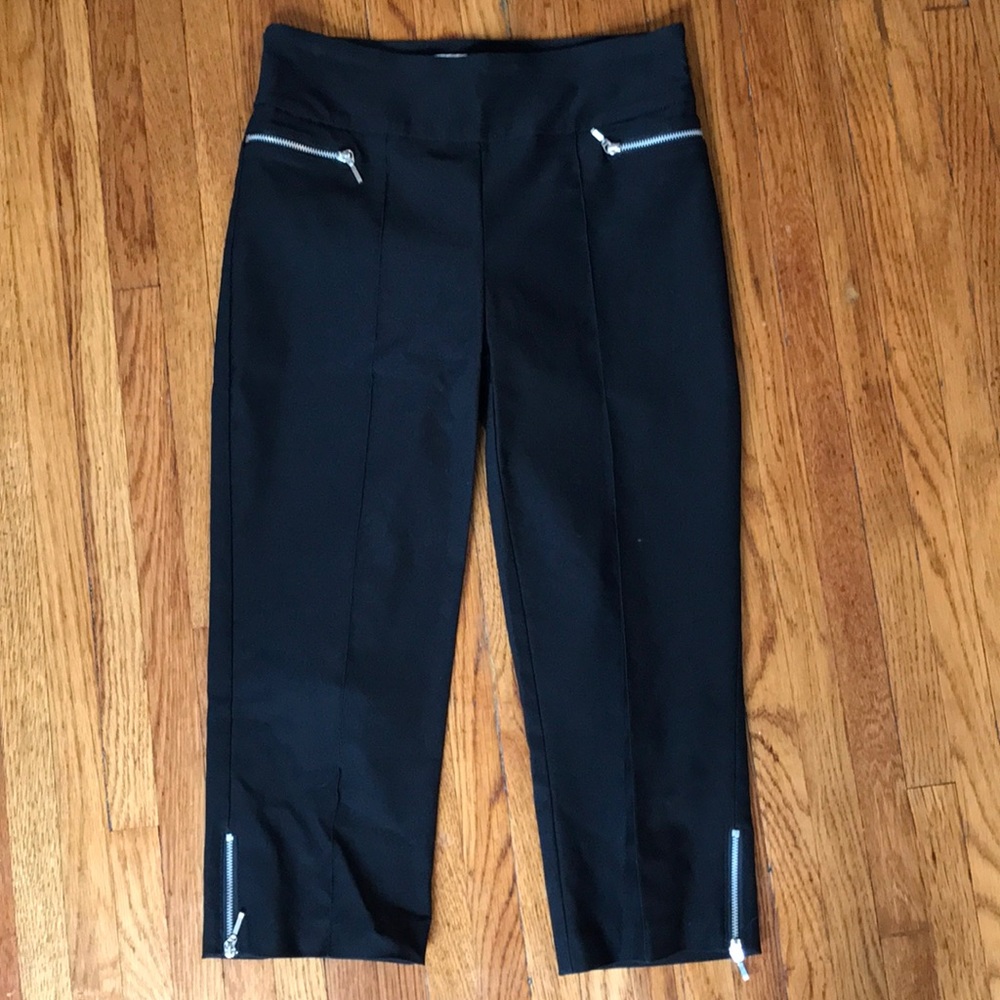 Joseph Ribkoff Black Stretch Capri